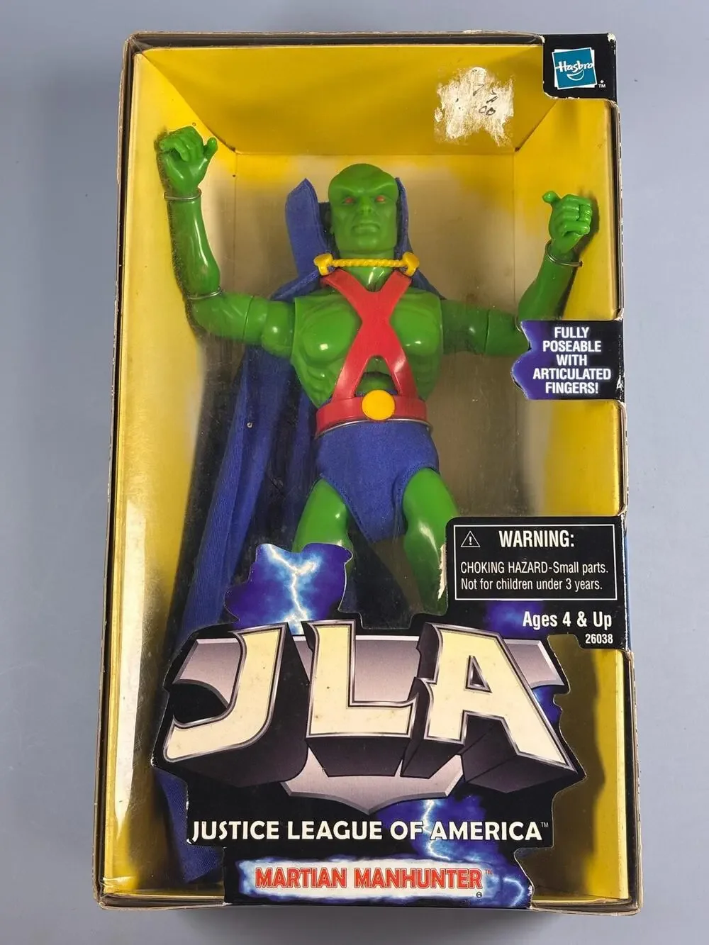 Justice League of America JLA Martian Manhunter Action Figure by Hasbro 1999 New